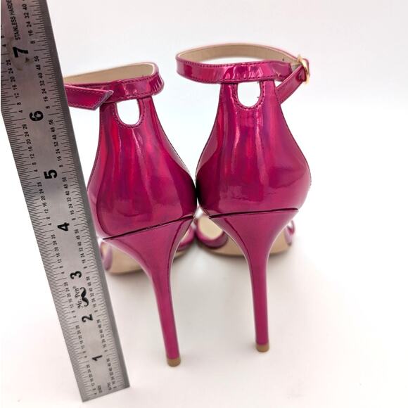 $475 Stuart Weitzman Nudistcurve 75 High Heel Sandals Women's Pink Size US5B - Picture 4 of 10